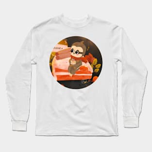 Cozy food and drink in Fall Season Long Sleeve T-Shirt